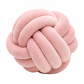 Cuscino decorativo a nodo 30 cm in tessuto rosa stile moderno