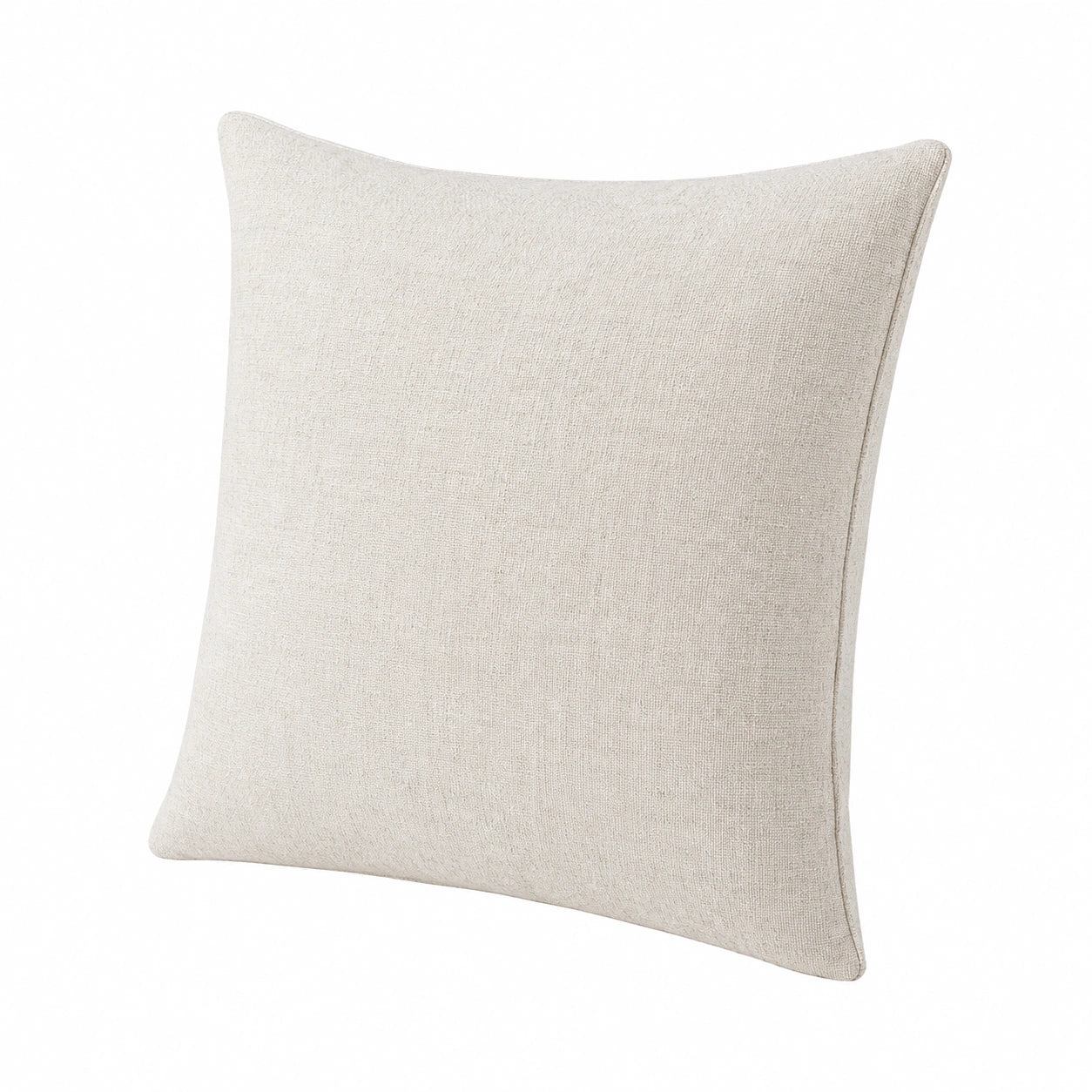 Cuscino decorativo 45 x 45 cm in tessuto beige - quadrato
